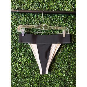 Free People Beach Dylan High Waisted Cheeky Bottoms Sz Large NWOT